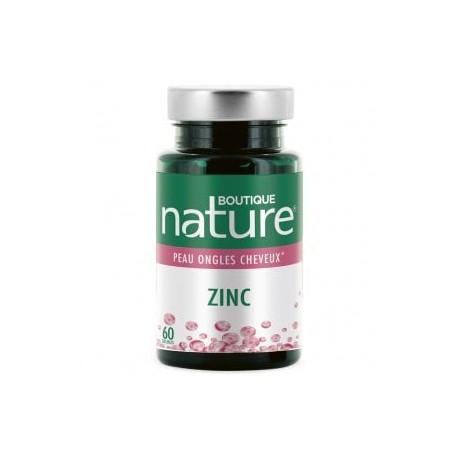 BOUTIQUE NATURE Food supplement ZINC 60 capsules