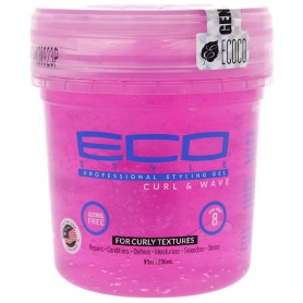 ECO STYLER PINK Fixing Gel for Curl and Waves 236ml