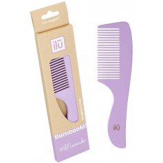 Bamboo comb for fine hair WILD LAVENDER