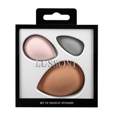 TOOLS FOR BEAUTY Kit 3 make-up sponges without latex