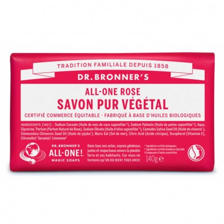 DR.BONNERS Organic pure vegetable soap 140g