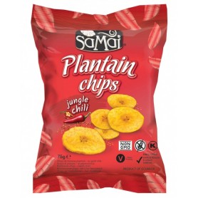 SAMAI Chips à la banane pimentées 75g