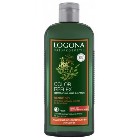 LOGONA Special shampoo for hair colouring with ORGANIC HENNES 250ml