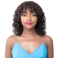 IT'S A WIG perruque wet n wavy NATURAL DEEP WATER 14"