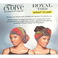 Headscarf YELLOW ROYAL TIES WRAP SCARF (Evolve)