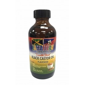 JAHAITIAN Huile de ricin noir & graine de lin (Flaxseed) 118ml