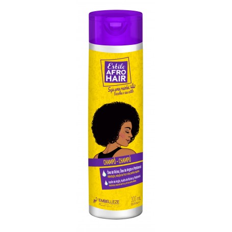 AFRO HAIR Shampoing pour cheveux frisés ou bouclés 300ml