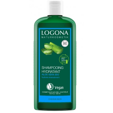 LOGONA Organic Moisturizing Shampoo with Aloe Vera 250ml