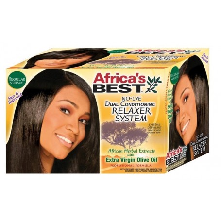 Organics by Africa's Best Kit relaxer & olive oil conditioner (Super)