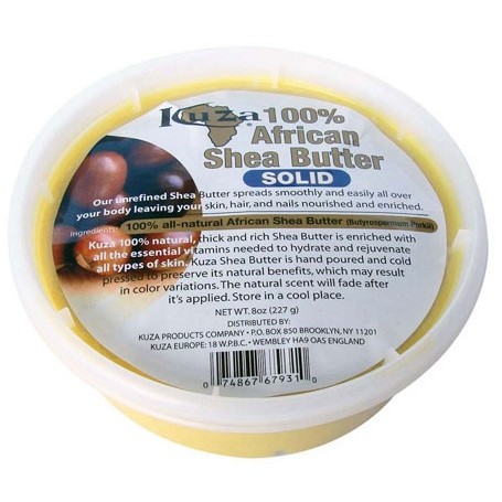 KUZA Pure African Shea Butter (Solid) 227g