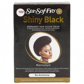 STA-SOF-FRO Crème de coloration permanente Noir brillant 25ml