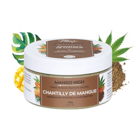 MANGO BUTTERFULL Chantilly de Mangue, Chebé et Chanvre MANGO HIGH 100g