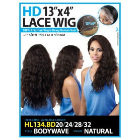 BESHE perruque brésilienne HL134.BD24 (HD Lace front)
