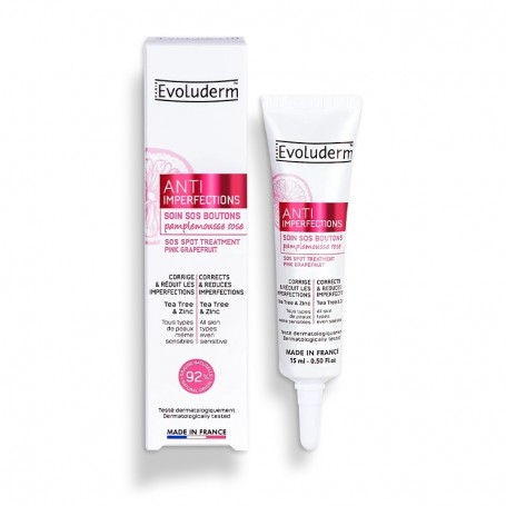EVOLUDERM Soin SOS boutons anti-imperfections 15ml