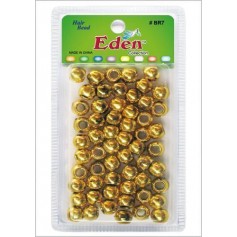 Plastic round beads GOLD x40