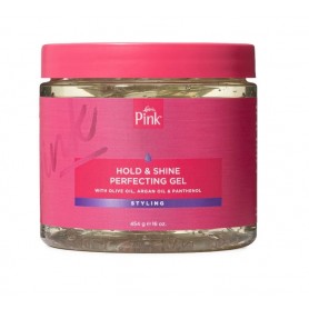 LUSTER PINK Gel coiffant haute fixation (hold & shine) 454g