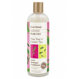 CURL REHAB Shampoing pour boucles apaisant 2en1 473ml (Tea Tree & Green Tea)