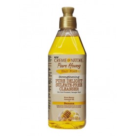 CREME OF NATURE Nettoyant fortifiant & réparateur PURE HONEY 355ml (Cleanser Banana)