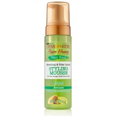 PURE HONEY Hydrating & Anti-Frizz Styling Mousse 207ml (Hair Food Avocado)