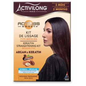 ACTIVILONG Kit de lissage ARGAN & KERATINE formule normale ( Actiliss Smooth)