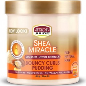 African Pride Crème activatrice de boucles karité 425g (Pudding)
