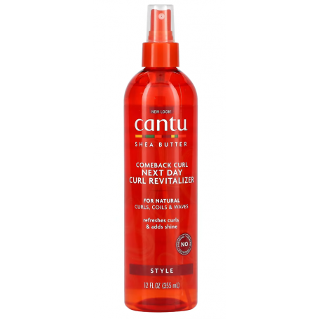 CANTU SHEA BUTTER Spray revitalisant pour boucles KARITE 355ml (COMEBACK CURL)