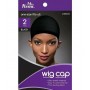 ANNIE Bonnet noir pour perruque (WIG CAP) x2