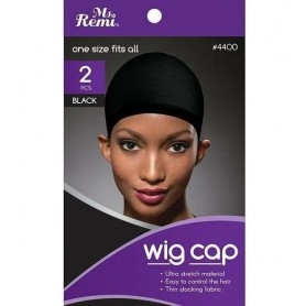 ANNIE Black Wig Cap (WIG CAP) x2
