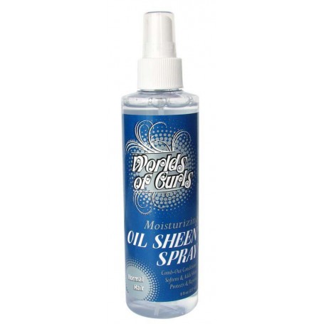 WORLDS OF CURLS Spray capillaire hydratant OIL SHEEN 237ml