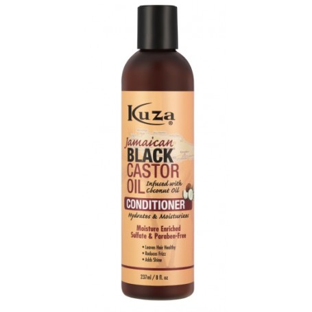 KUZA Après-shampoing à l'huile de ricin noir 237ml