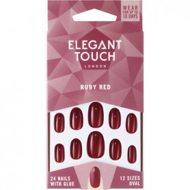 ELEGANT TOUCH Faux ongles RUBY RED
