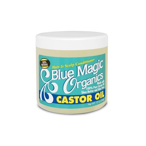 BLUE MAGIC Brillantine à l'huile de RICIN 340g