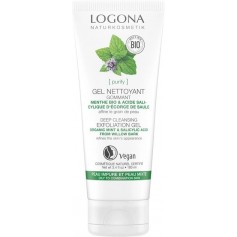 ORGANIC MINT cleansing & exfoliating face gel 100ml (combination skin)