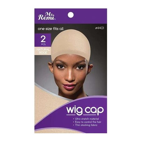 ANNIE Bonnet perruque x2 BEIGE (Stocking wig cap)