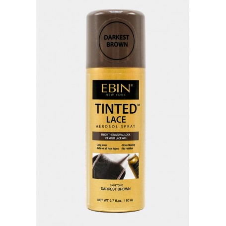 EBIN Spray teinté pour perruque invisible TINTED LACE 80ml