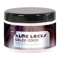 COCONUT hair gel for locks, braids and vanillas 300ml (aloe locks)