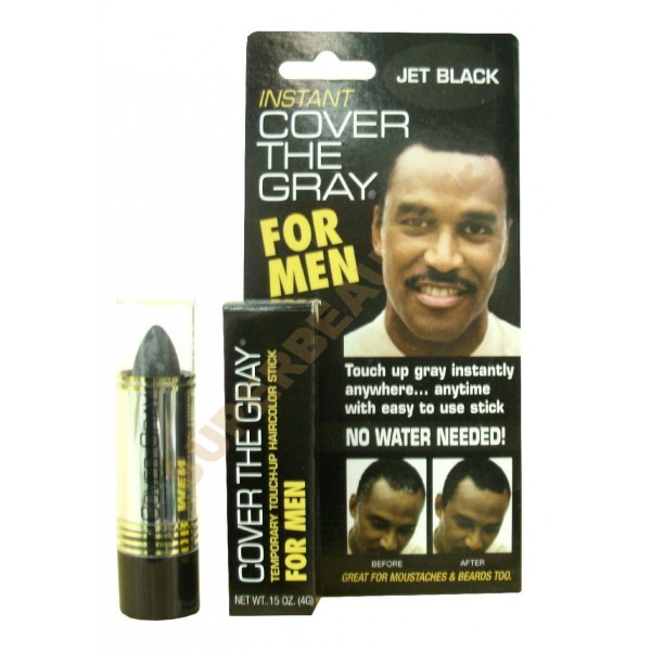Stick Coloration Cheveux pour Hommes 4g JET BLACK