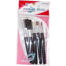 EDEN Make-up brush set 5 pieces (black colour)