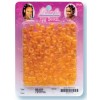 Plastic beads crystal orange x 200 