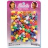 Multi-coloured plastic beads x 200 