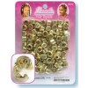 Perles plastique à clip or x 200 