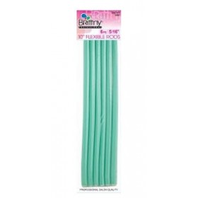 Flexi Rods Curlers 10" Green 8mm (x6)