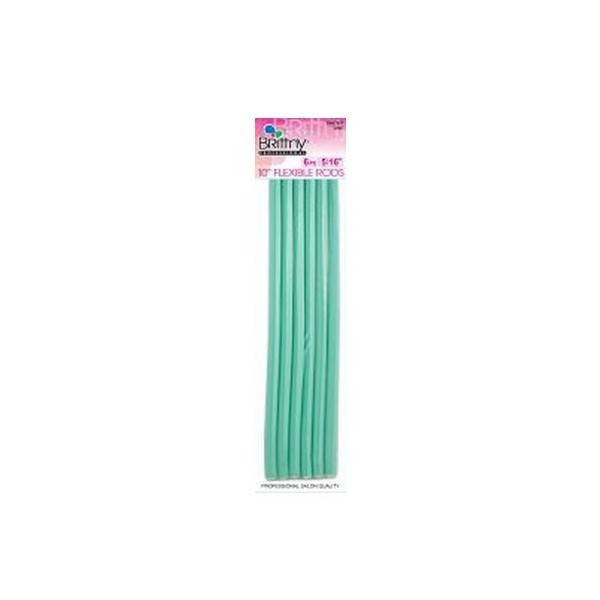 Flexi Rods Curlers 10" Green 8mm (x6)