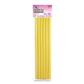 Flexi Rods Curlers 10" Yellow 10mm (x6) BR67806