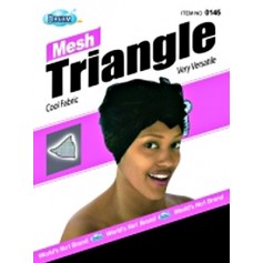 DRE145 Triangle Turban Beanie (Mesh Wrap) 
