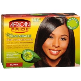 Olive Miracle Breakage Relaxer Kit (Super)