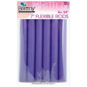 Brittny Bigoudis Flexi Rods 7" Purple 19mm (x6) BR67551