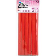 Flexi Rods curlers 7" Red 12mm (x6) BR67555