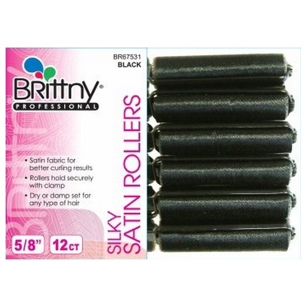 Brittny Satin Medium Curlers (x12)