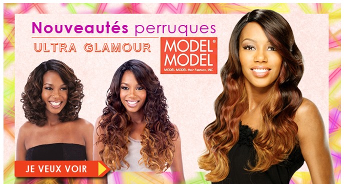 Perruques ultra glamour Model Model